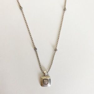 Lagos silver necklace